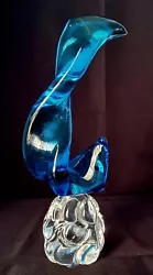 Buy Strip To Wind Blue SIGNED Formia Murano Exclusive Production Sculpture 12.5  • 236.25£