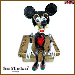 Buy Art Assemblage Contemporary Painting Sculpture Mixed Media Mickey Mouse Disney 1 • 2,536£