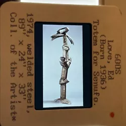 Buy Ed Love “Totem For Senufo  African-American Sculpture 35mm Art Slide • 11.73£