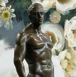 Buy Original Mavchi Nude Erotic Hand Made Male Female Bronze Sculpture Art Deco • 315.29£
