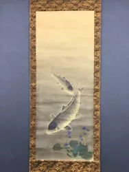 Buy Nw5956 Hanging Scroll  Carps  Late Edo Era • 117.61£