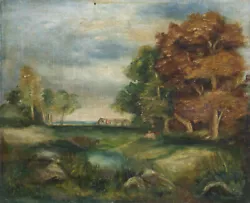 Buy E. A. Webster - 19th Century Oil, Cattle In A Landscape • 158£