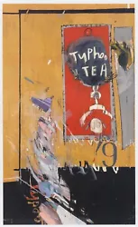 Buy Second Typhoo Tea Painting, David Hockney Print In 10 X 12 Mount Ready To Frame • 17.95£