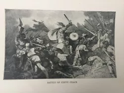 Buy Antique Print Battle Of Chevy Chase From Painting C1910 • 2.89£