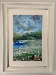 Buy Sea Road Outside Clifden Connemara Impasto Oil Painting HJMarsh C8”x12” OOAK • 35£
