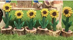Buy Chainsaw Carved Sunflower • 75.28£