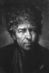 Buy Bob Dylan, Art Print On Archive Paper By Star • 23.89£