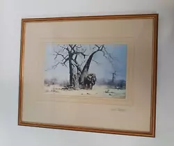 Buy Elephant Safari Dessert Tree Painting Art Print David Shepherd Signed I17 P456 • 5.95£
