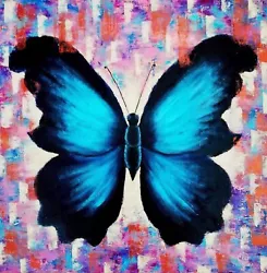 Buy Modern Abstract Butterfly Original Oil Painting Abstract Painting On Canvas • 870.98£