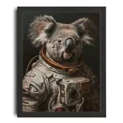 Buy The Astronaut Koala Painting Koala Bear Portrait Animal Wall Art Koala Print • 5.99£