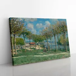 Buy View Of Marly From Coeur-Volant By Alfred Sisley Canvas Wall Art Print Framed • 24.95£