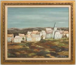 Buy Jean Pierre Capron Original Signed Oil Painting On Canvas Landscape Framed Art • 866.24£
