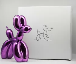 Buy Limited Balloon Dog Purple By Editions Studio - Jeff Koons(After) Banksy,kaws • 163.03£