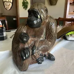 Buy Bronze Sculpture Gorilla • 283.42£