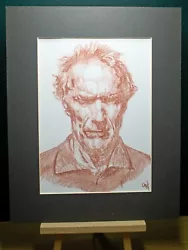 Buy Original Painted Portrait Of Clint Eastwood • 40£