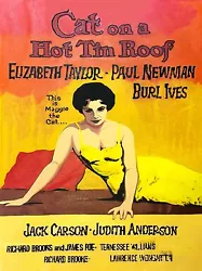 Buy Steve Kaufman  Elizabeth Taylor - Cat On A Hot Tin Roof  | Unique Painted Canvas • 4,724.97£
