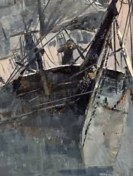 Buy Ben Neill 1914-2001 Flying Cloud Clipper Ship *ORIGINAL* 20”x24” Oil On Board • 1,132.10£