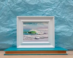 Buy Oil Painting, Original, Ocean, Coast, Beach, Seaside, Cornwall, Norfolk, Surfing • 27£