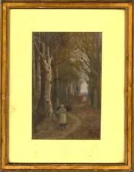 Buy Richard Wane (1852-1904) - Late 19th Century Watercolour, Collecting Firewood • 52£