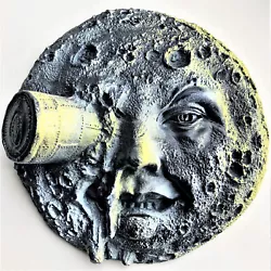 Buy Man On The Moon, Ornamental Wall Sculpture For Home, Handmade Garden Decor • 65.25£