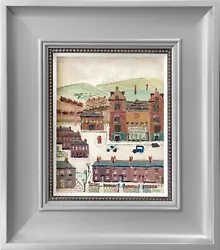 Buy Fred Yates - Macclesfield - Original Oil Painting Northern Art St Ives Naive  • 3,999£