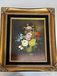 Buy Floral Still Life Oil On Canvas Original By R Rosini #250 • 19.95£