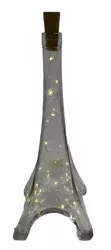 Buy The Eiffel Tower With Lights Glass Bottle With Stopper 13.75  Tall,  M11 B423 • 5.95£