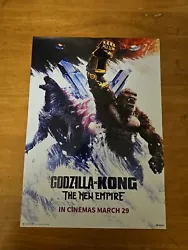 Buy Godzilla X Kong The New Empire 2024 Movie Poster Print A3 • 5.99£
