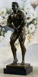 Buy Muscle Man Workout Fitness Sexy Guy Gay Interest Art Bronze Sculpture • 220.18£