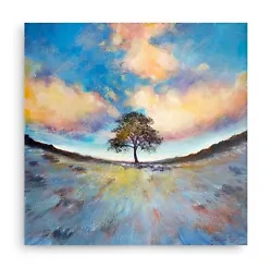 Buy Autumn Light - Sycamore Gap Painting  - By Jennifer TAYLOR • 95£