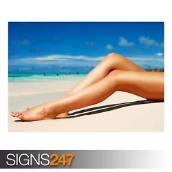 Buy BEACH HOTTIE (3268) Beach Poster - Picture Poster Print Art A0 A1 A2 A3 A4 • 1.10£
