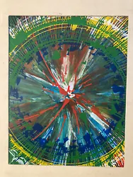 Buy Beautiful Abstract Painting Dripping Art Abstraction 1972 Action Painting Tachismo • 85.59£