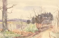 Buy Amy K. Selby (fl.1892-1926) - Signed 1932 Watercolour, Near Wadhurst • 26.40£