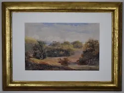 Buy Castle In A Landscape. Original Watercolour, Circle Of David Cox, Circa 1830 • 75£