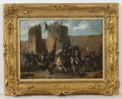 Buy Salvador Martinez Cubells  James I The Conqueror Entering Valencia , 1867/68 • 8,738.21£
