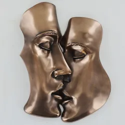 Buy THE KISS EROTIC BRONZE WALL ART SEXY PLAQUE BEDROOM  NAKED NEW H26cm 01605 • 38.95£