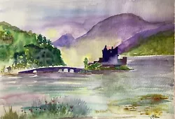Buy  Scottish Landscape  Watercolour. Artist Iona McLean. • 30£