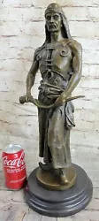 Buy 20  Inch Tall Arab Soldier With Sword Museum Quality Great Detail Bronze Statue • 377.95£