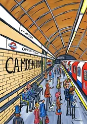 Buy Original Painting By South London Artist Dan Camden Town London  • 120£