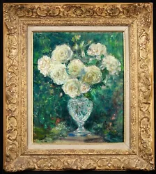 Buy Lucien Cahen Michel (1888-1979) Large Signed French Impressionist Oil - Flowers  • 0.99£