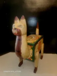 Buy Folk Art Egyptian Style Cat9 Storage Box Hand Made & Painted OOAK • 40.52£