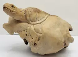 Buy Vintage Driftwood Art Sculpture Hand-Carved Turtle Reef Wood Beach Sea Unique • 20.86£
