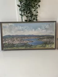 Buy Vintage Original Londonderry Oil On Board City View Landscape Ireland • 47.50£
