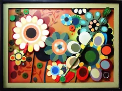 Buy Flower Wonderland By TPMcKEE Original 3D Wall Art Van Gogh O'keeffe Katz Matisse • 2,363.34£