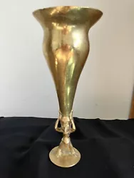 Buy African Ashanti Tribe Bronze / Brass Figure With Vase Niaive Design  • 24£