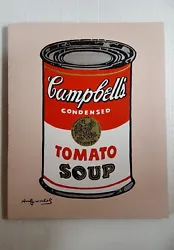 Buy Andy Warhol Oil On Canvas Painting Signed Tomato Soup • 401.24£
