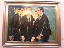 Buy Leroy Neiman Kirby Stone Four 1965 Signed Original Painting Acrylic On Board • 138,356.33£