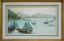 Buy Signed Corsellis Oil Painting Fishing Boats In Malaysia. Signed • 319£