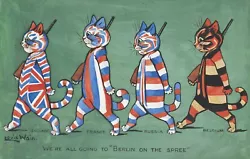 Buy Louis Wain : We're All Going To Berlin On The Spree : Archival Quality Art Print • 55.40£