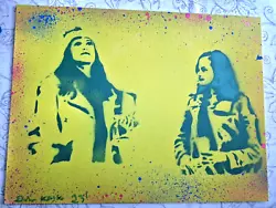 Buy OOAK Wall Art Handmade Painting Gilmore Girls Gift Canvas Board Spray • 30£